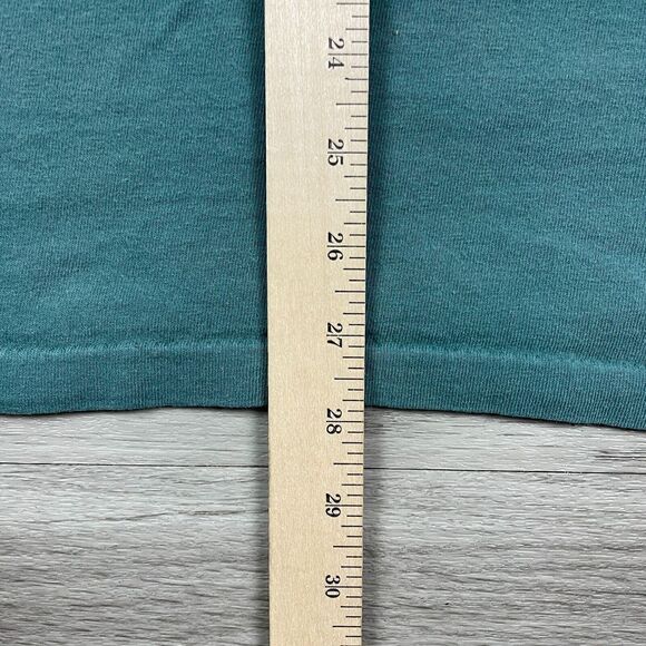 Vintage Shirt Mens Large Green San Francisco California 90s Single Stitch - Picture 9 of 10